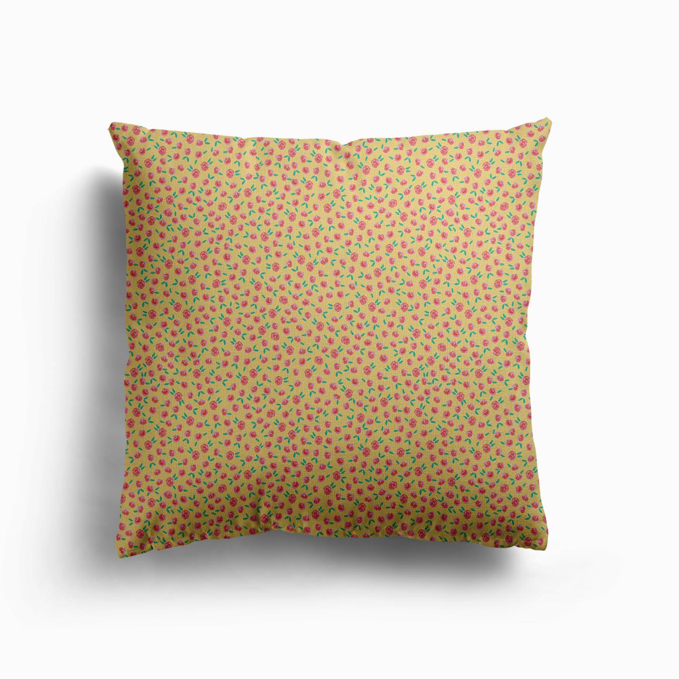 Delicate Unique Rose Canvas Cushion by LovelyMile