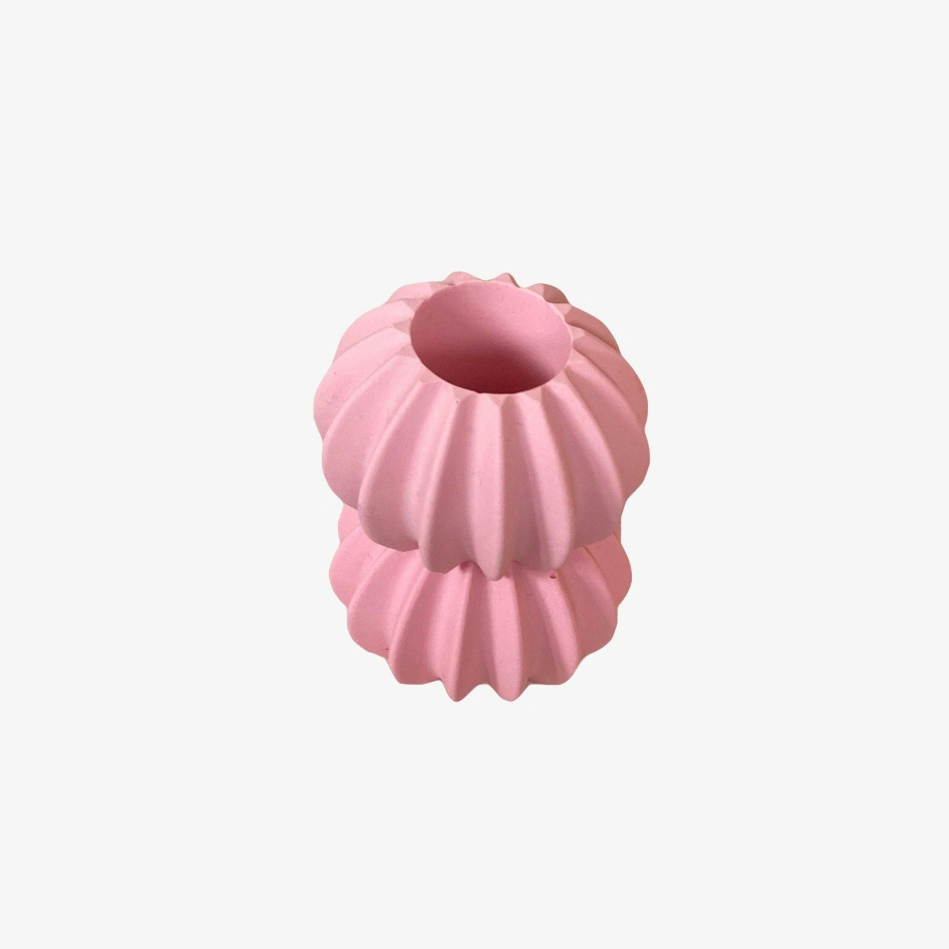 Urchin Candleholder - Pink - Set of 2 by Happy Rooms Home Decor