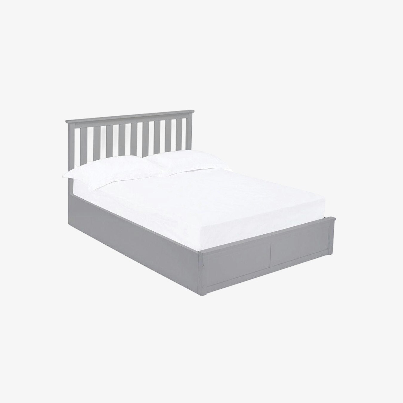 Oxford Wooden Storage Bed - Grey by G.M Furniture