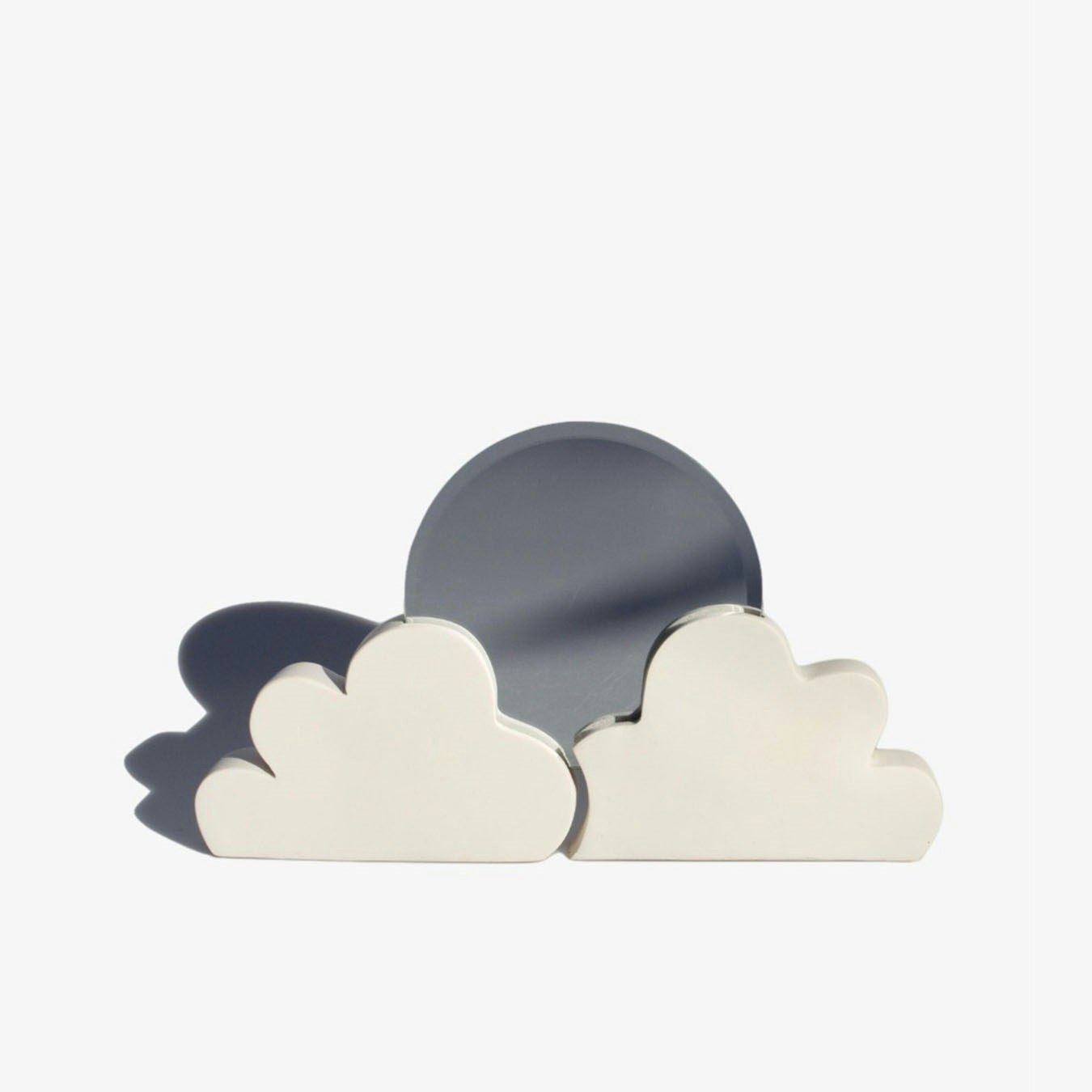 Be The Sunshine Jesmonite Cloud Sculptural Mirror