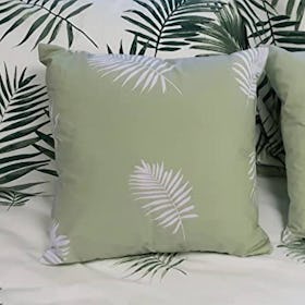 Fern Cushion Covers - Green - Pair