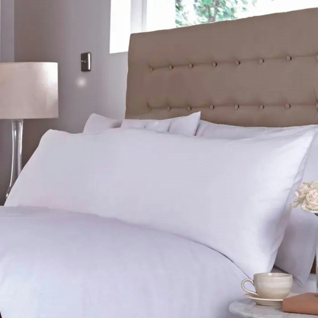 Charlotte Thomas "Sestina" Bolster Pillow Case - White by Charlotte Thomas