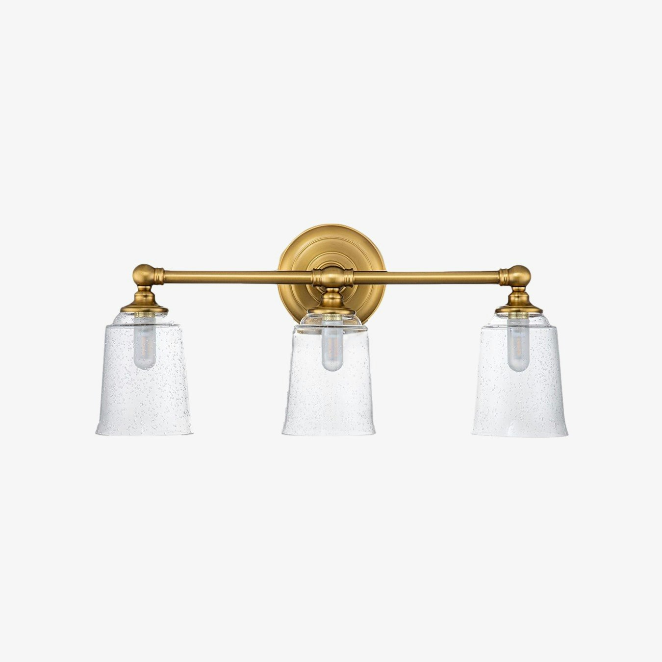 Huguenot Lake 3 Light Above Mirror Light - Burnished Brass by Elstead Lighting