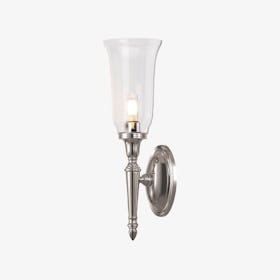 Dryden 1-Light Wall Light - Polished Nickel