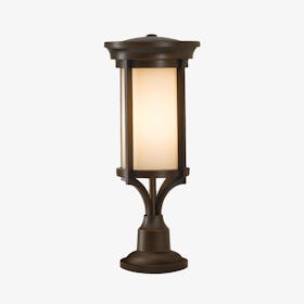 Merrill 1 Light Small Pedestal - Heritage Bronze