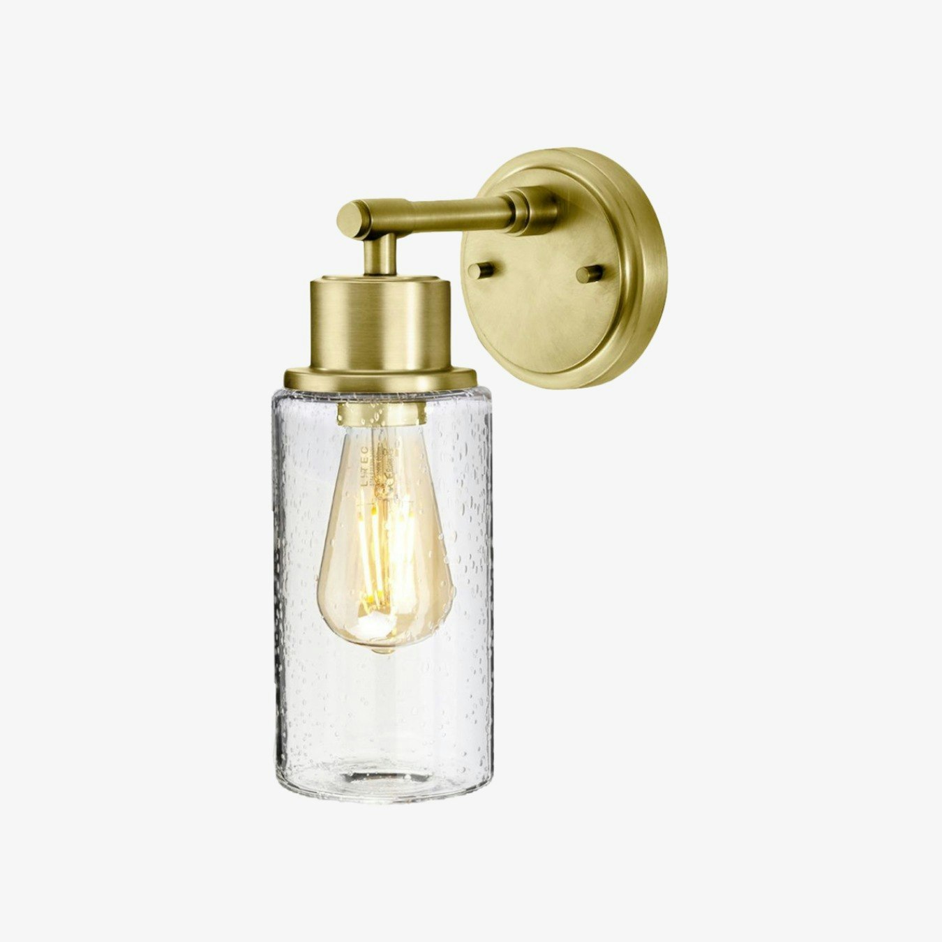 Morvah 1-Light Wall Light - Brushed Brass by Elstead Lighting