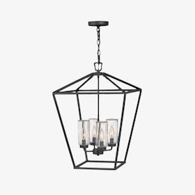 Alford Place 4-Light Outdoor Pendant - Museum Black