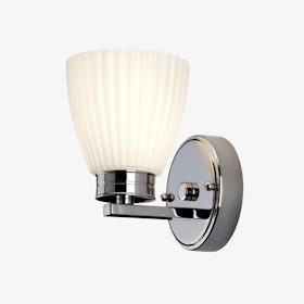 Wallingford 1-Light Wall Light - Polished Chrome