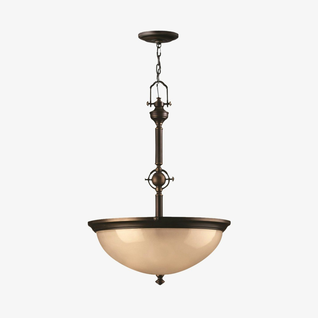 Mayflower 3-Light Pendant - Olde Bronze by Elstead Lighting