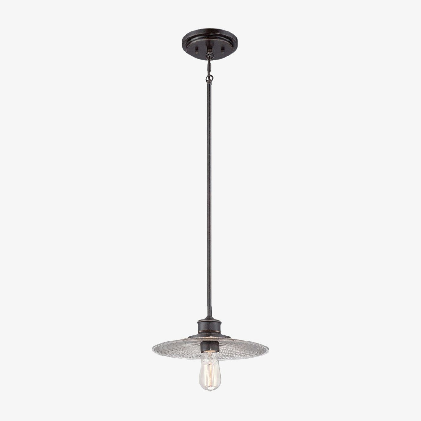 Admiral 1 Light Mini Pendant - Imperial Bronze by Elstead Lighting