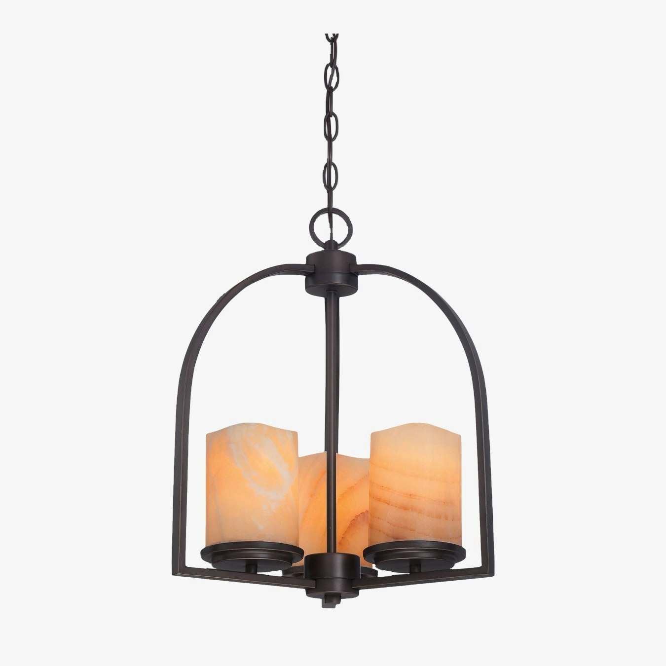 Aldora 3 Light Pendant - Palladian Bronze by Elstead Lighting