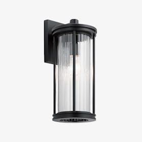 Barras 1 Light Wall Lantern - Black