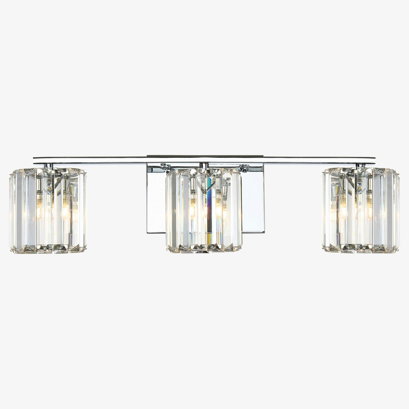 Divine 3 Light Wall Light - Polished Chrome by Elstead Lighting