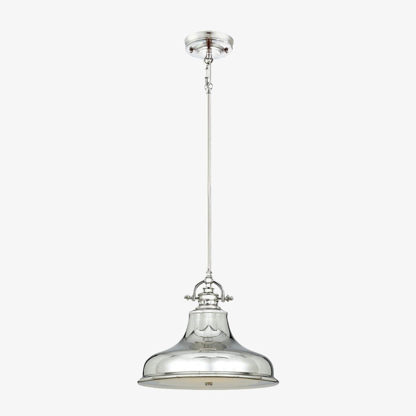Emery 1 Light Mini Pendant - Imperial Silver by Elstead Lighting