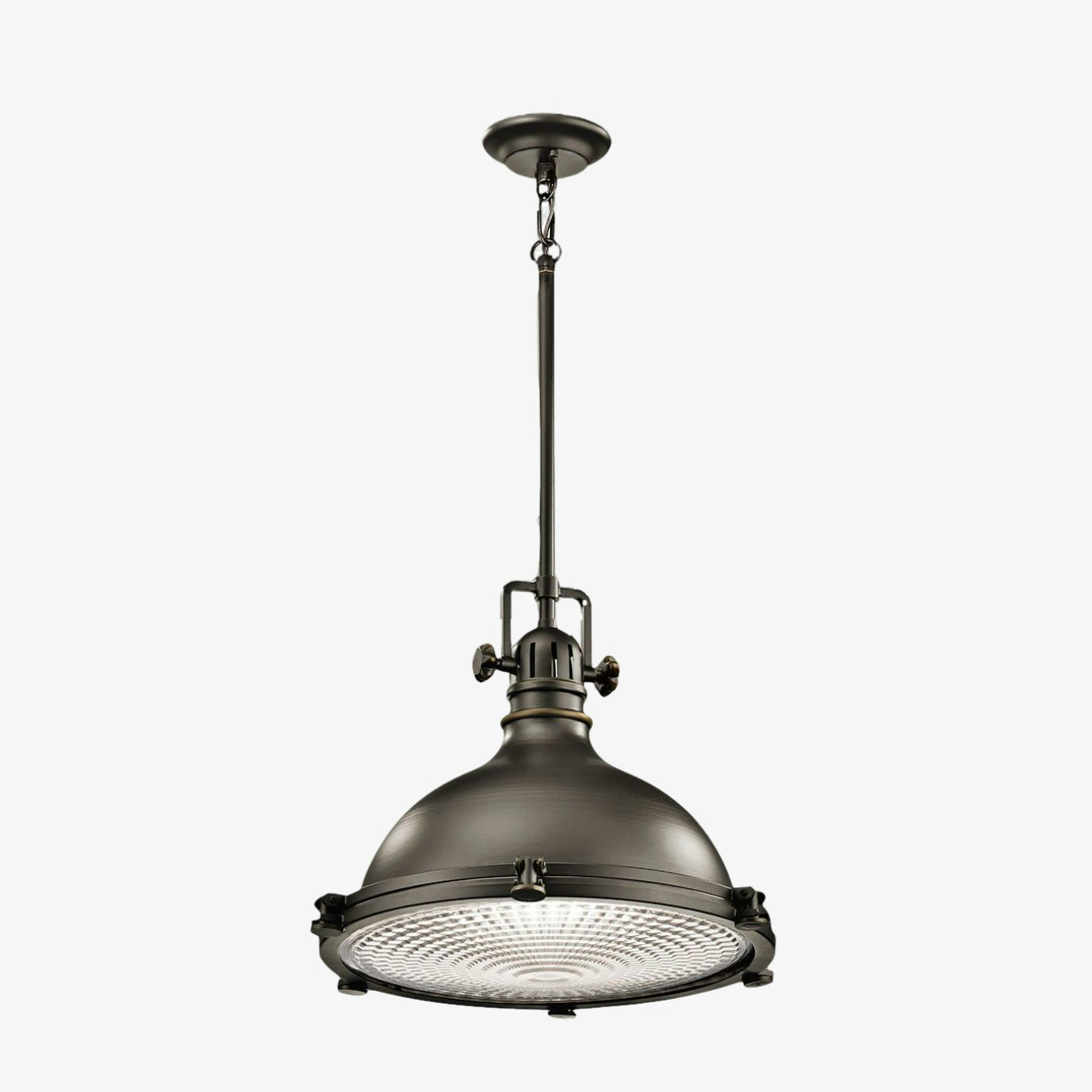 Hatteras Bay 1 Light Pendant - Olde Bronze by Elstead Lighting