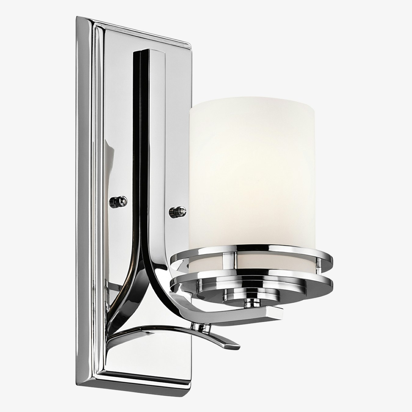 Hendrik 1 Light Wall Light - Polished Chrome by Elstead Lighting
