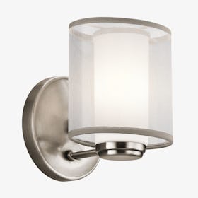 Saldana 1 Light Wall Light - Classic Pewter