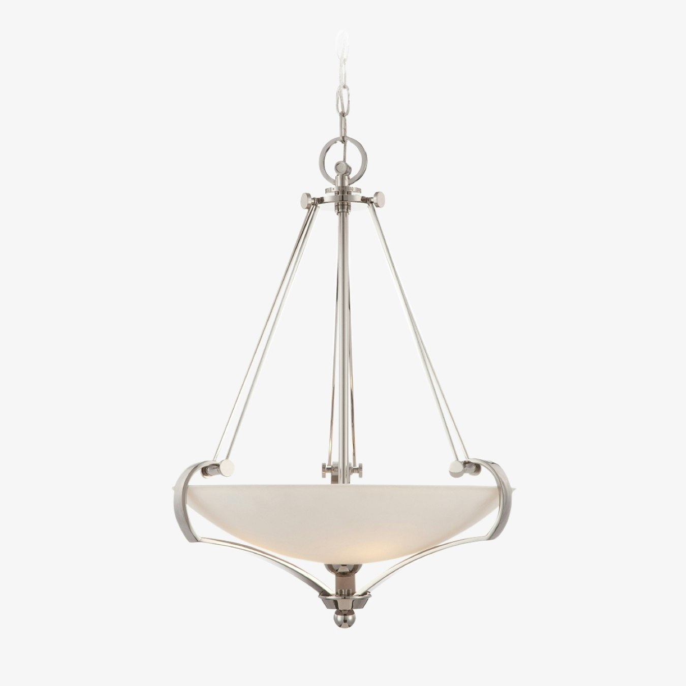 Sutton Place 4 Light Pendant Light - Imperial Silver by Elstead Lighting