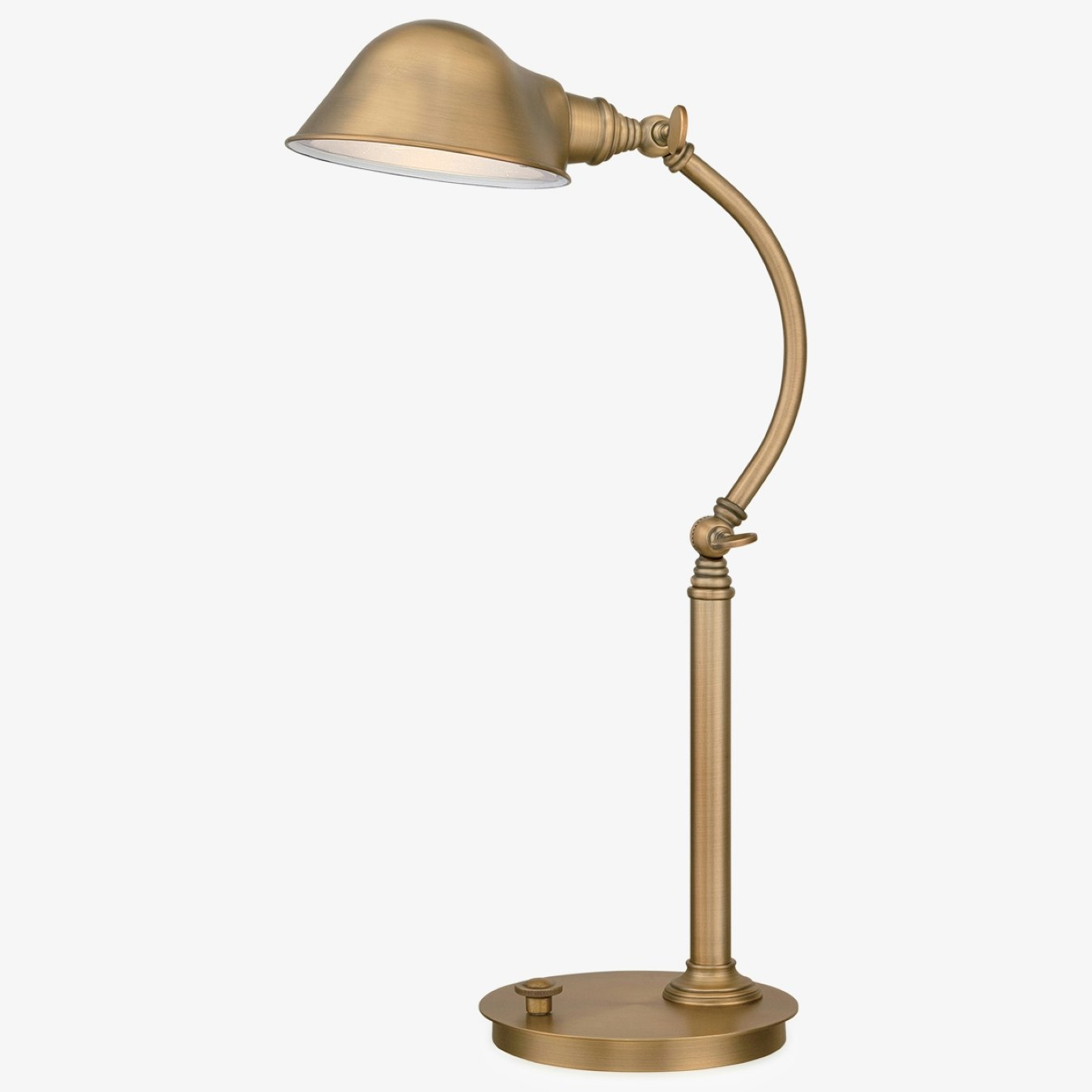 Thompson LED Table Lamp - Aged Brass by Elstead Lighting