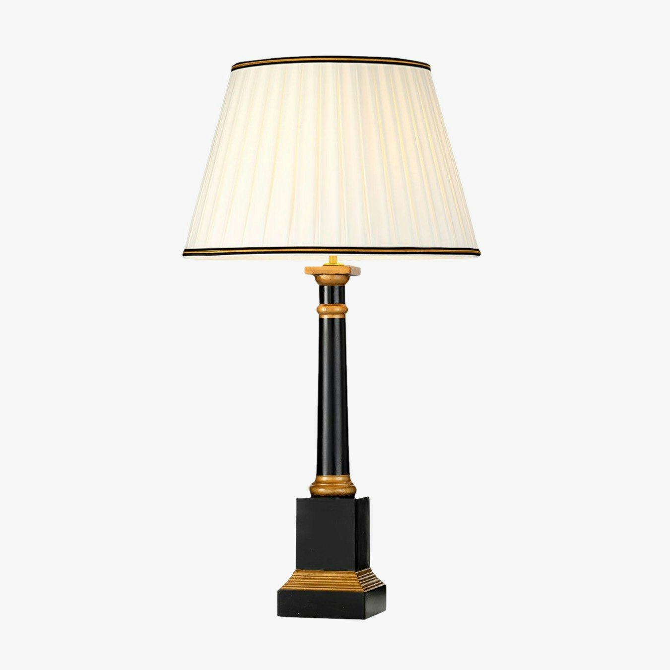 Peronne 1-Light Table Lamp - Tall Empire Shade - Gold by Elstead Lighting