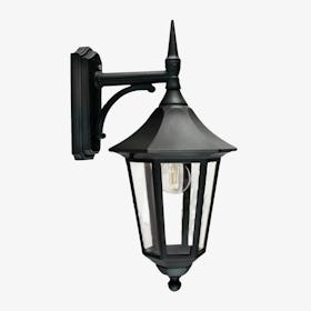 Valencia 1-Light Down Lantern - Black