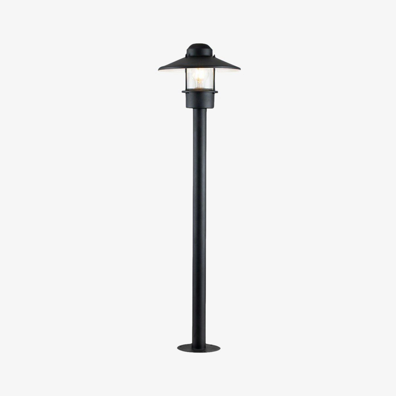 Klampenborg 1-Light Bollard - Black by Elstead Lighting