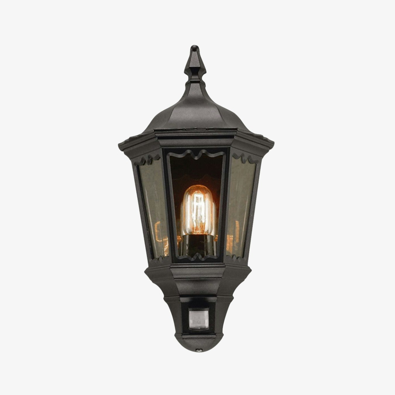 Medstead 1-Light Half Lantern With Pir Sensor by Elstead Lighting