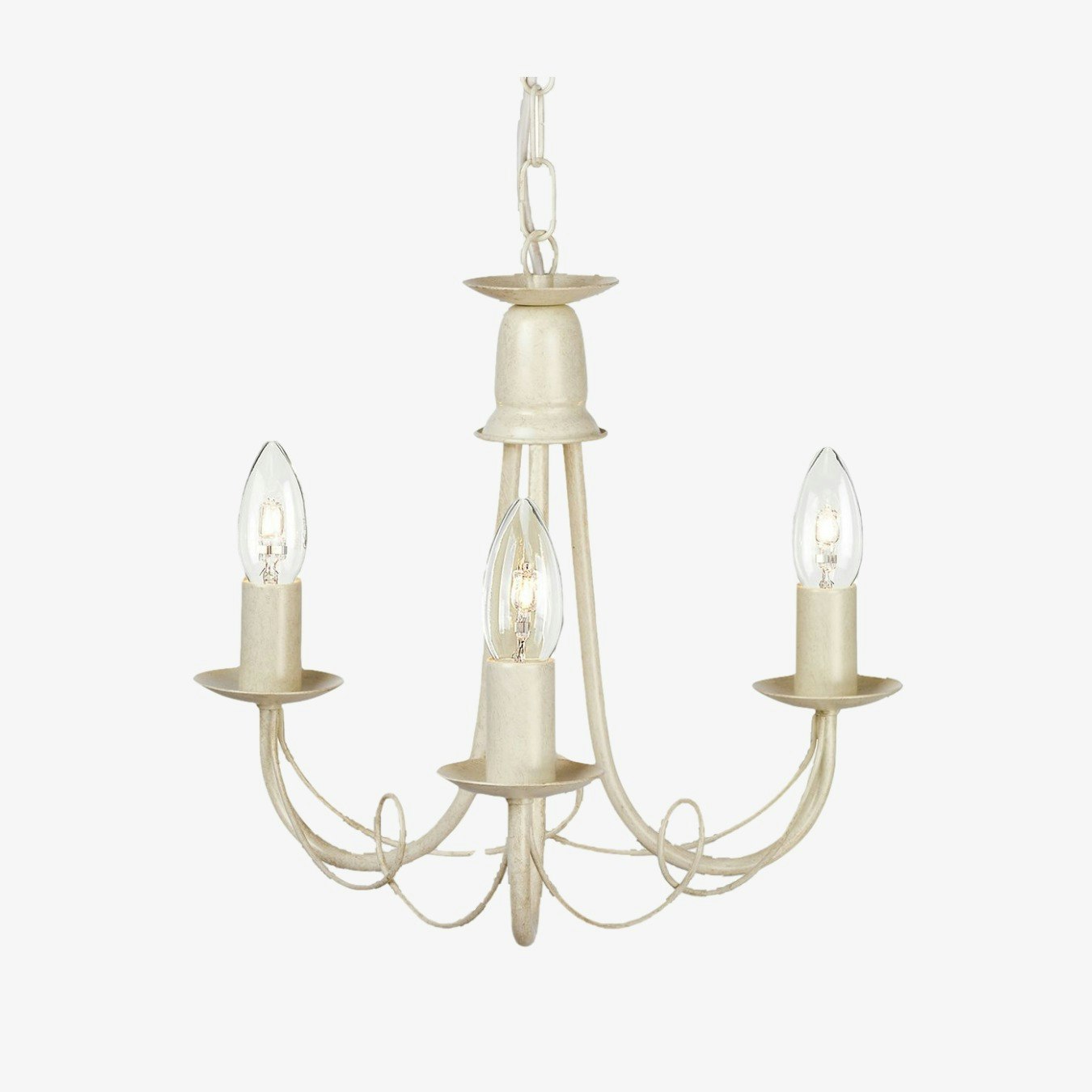 Minster Chandelier - Ivory / Gold by Elstead Lighting