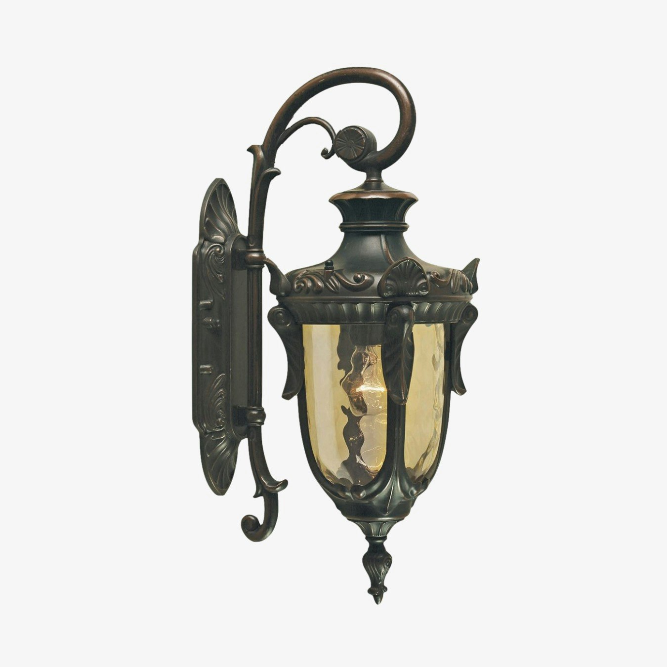Philadelphia Down Wall Lantern - Old Bronze by Elstead Lighting