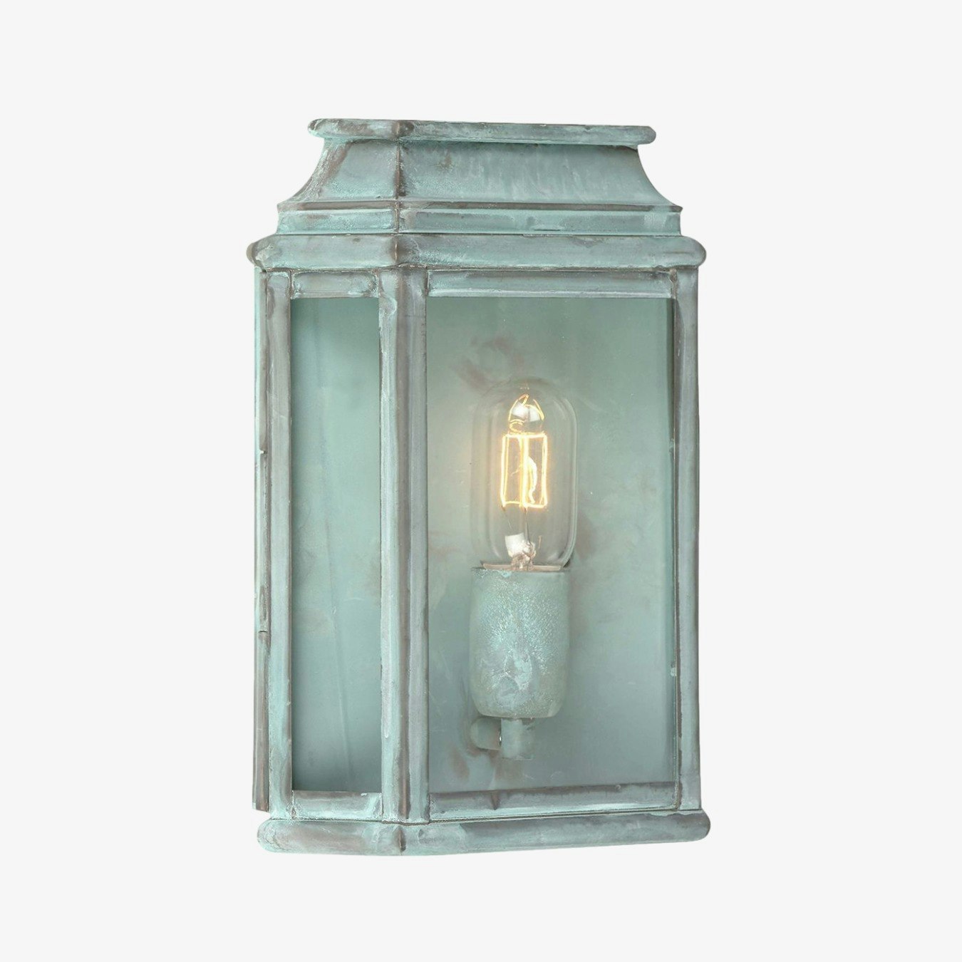 St Martins 1-Light Wall Lantern - Verdigris by Elstead Lighting