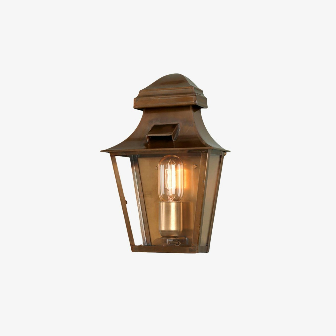 St Pauls 1-Light Wall Lantern - Brass by Elstead Lighting