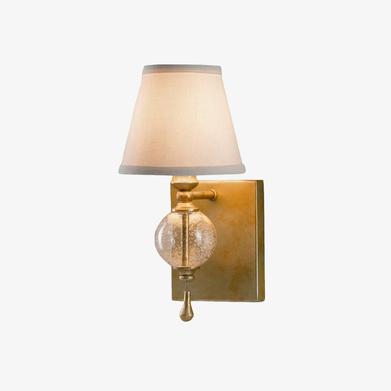 Argento 1 Light Wall Light - Oxidized Silver Leaf by Elstead Lighting