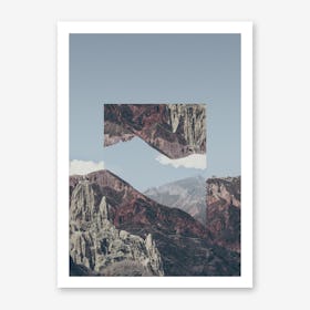 Landscapes Mirrored 2 Chacaltaya Art Print