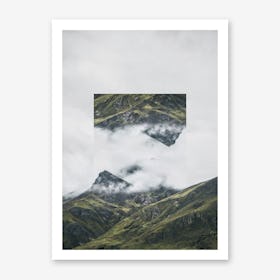 Landscapes Mirrored 1 Andes Art Print