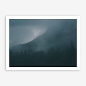 Landscapes Raw 4 Karwendel Art Print