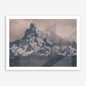 Landscapes Scattered 1 Puerto Natales Art Print