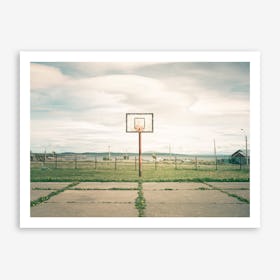 Streetball Courts 2 Puerto Natales Art Print