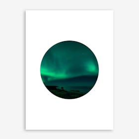 Landscapes Circular 4 Skardsvik Art Print