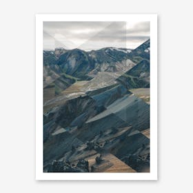 Landscapes Scattered 3 Landmannalaugar Art Print