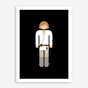 Luke Skywalker 3 Art Print