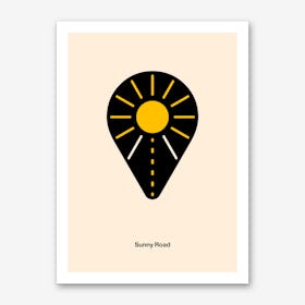 Sunny Road Art Print