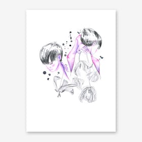 Worried About Art Print