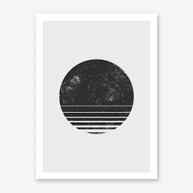 Round Space Art Print