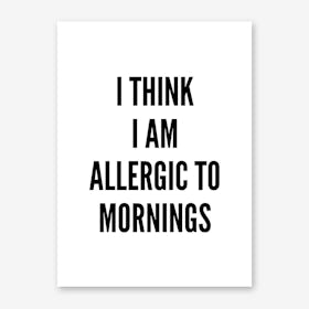 Allergic Art Print