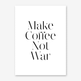 Make Coffee B Art Print