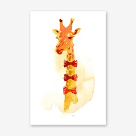 Elegant Giraffe Final Art Print