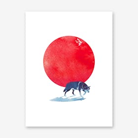 Fear The Red Art Print