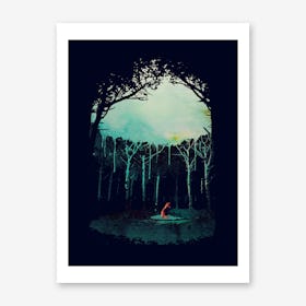 Deepin The Forest Art Print