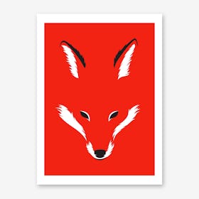 Foxy Shape Art Print