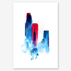 The Wolf Of The City Art Print